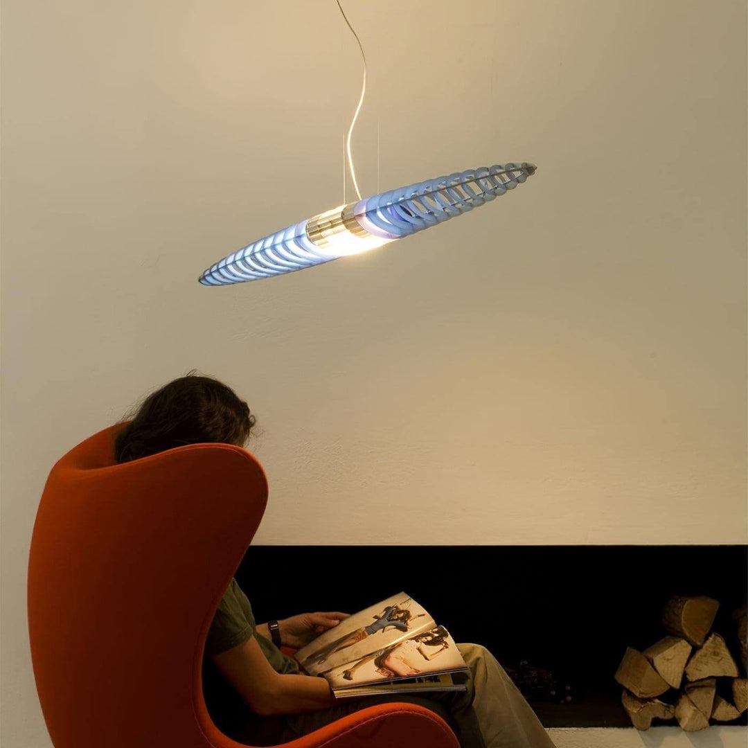 Spaceship Pendant Light - Silver Modern Kitchen | Vinlighting | Vinlighting