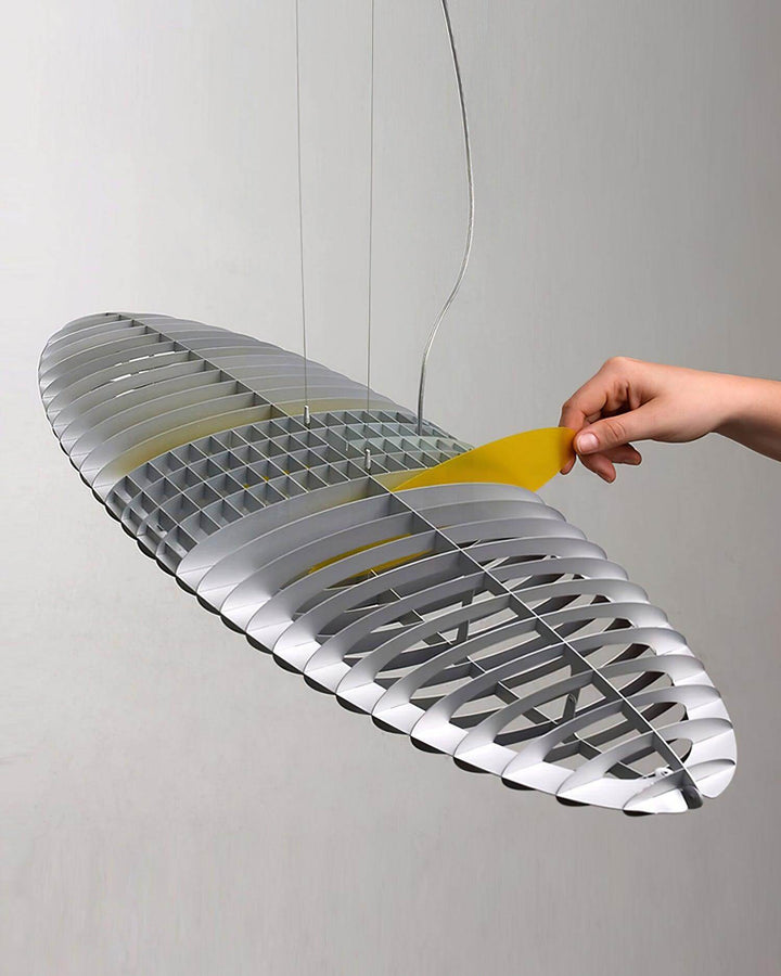 Spaceship Pendant Light - Silver Modern Kitchen | Vinlighting | Vinlighting