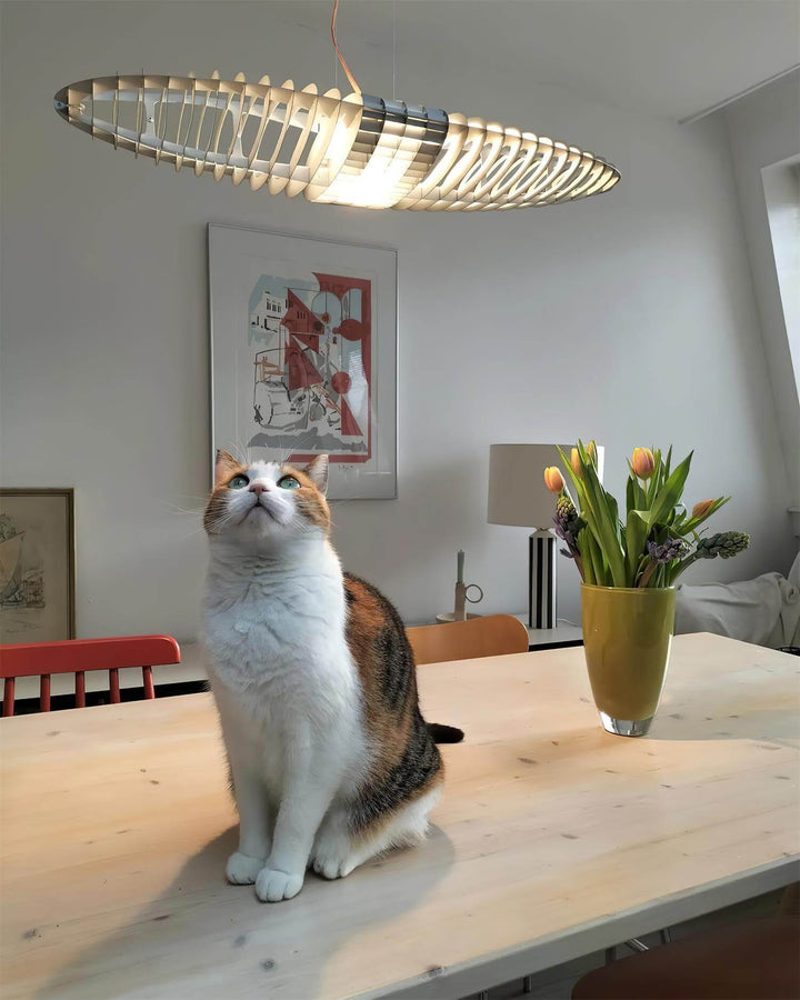 Spaceship Pendant Light - Silver Modern Kitchen | Vinlighting | Vinlighting