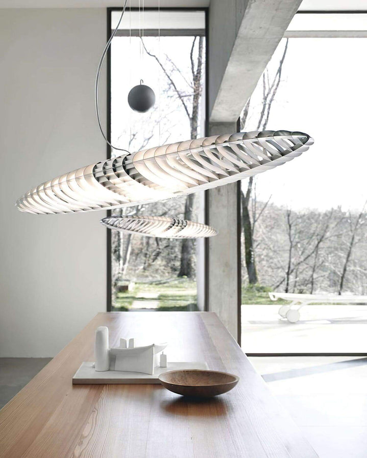 Spaceship Pendant Light - Silver Modern Kitchen | Vinlighting | Vinlighting