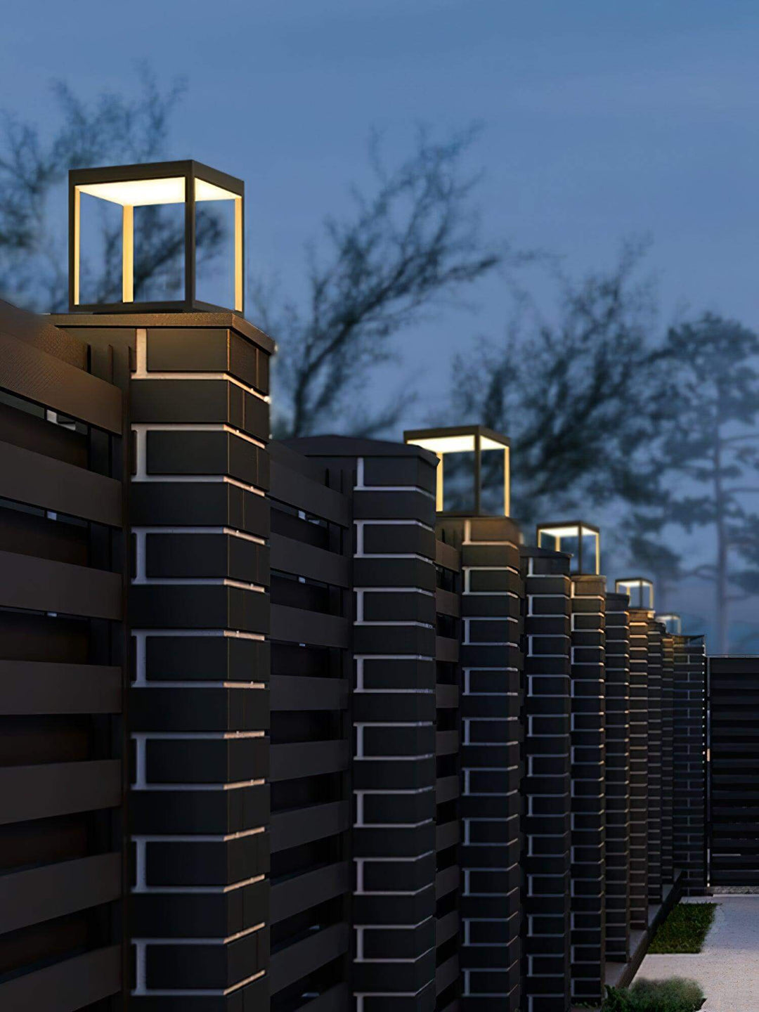 Square Fence Post Garden Light | Vinlighting | Vinlighting | Vinlighting