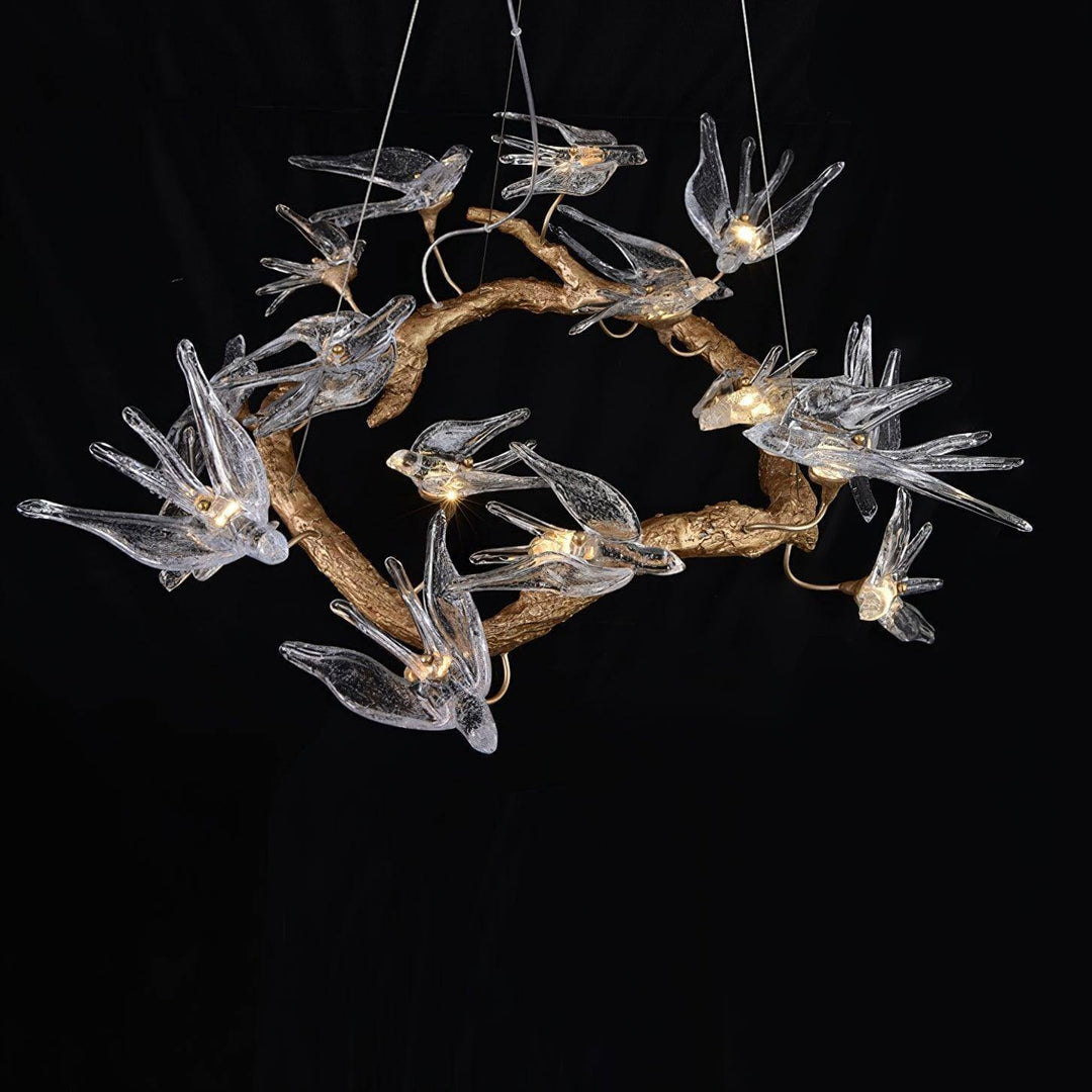 Swallow Chandelier – Elegant & Artistic Statement Lighting | Vinlighting | Vinlighting