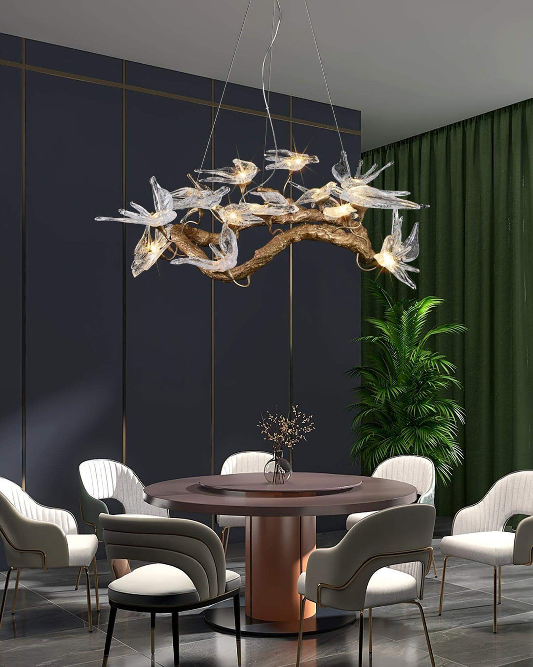 Swallow Chandelier – Elegant & Artistic Statement Lighting | Vinlighting | Vinlighting