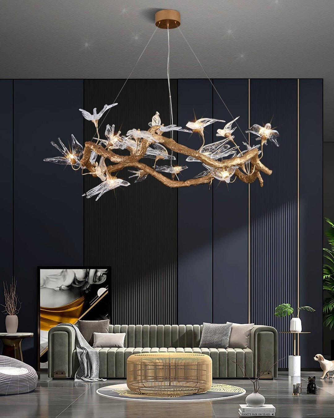 Swallow Chandelier – Elegant & Artistic Statement Lighting | Vinlighting | Vinlighting