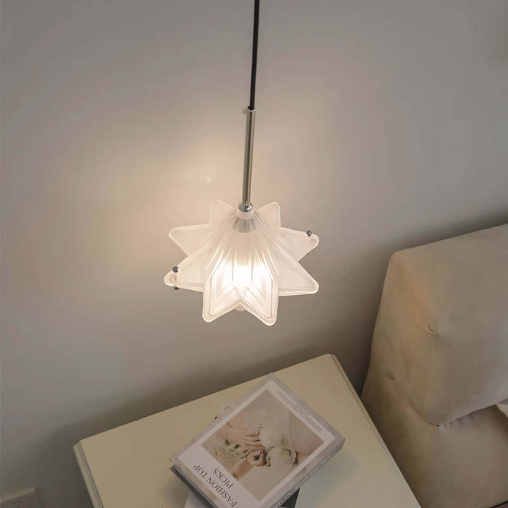 Sylume Star Pendant Lamp – Creative Star Glass Bedside Lamp