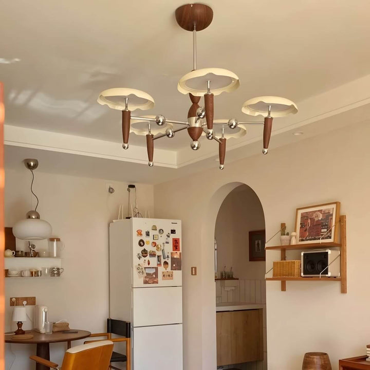 Tavren Chandelier โ Mid-Century Retro Living Room Chandelier
