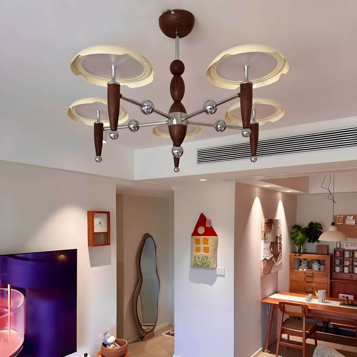 Tavren Chandelier โ Mid-Century Retro Living Room Chandelier