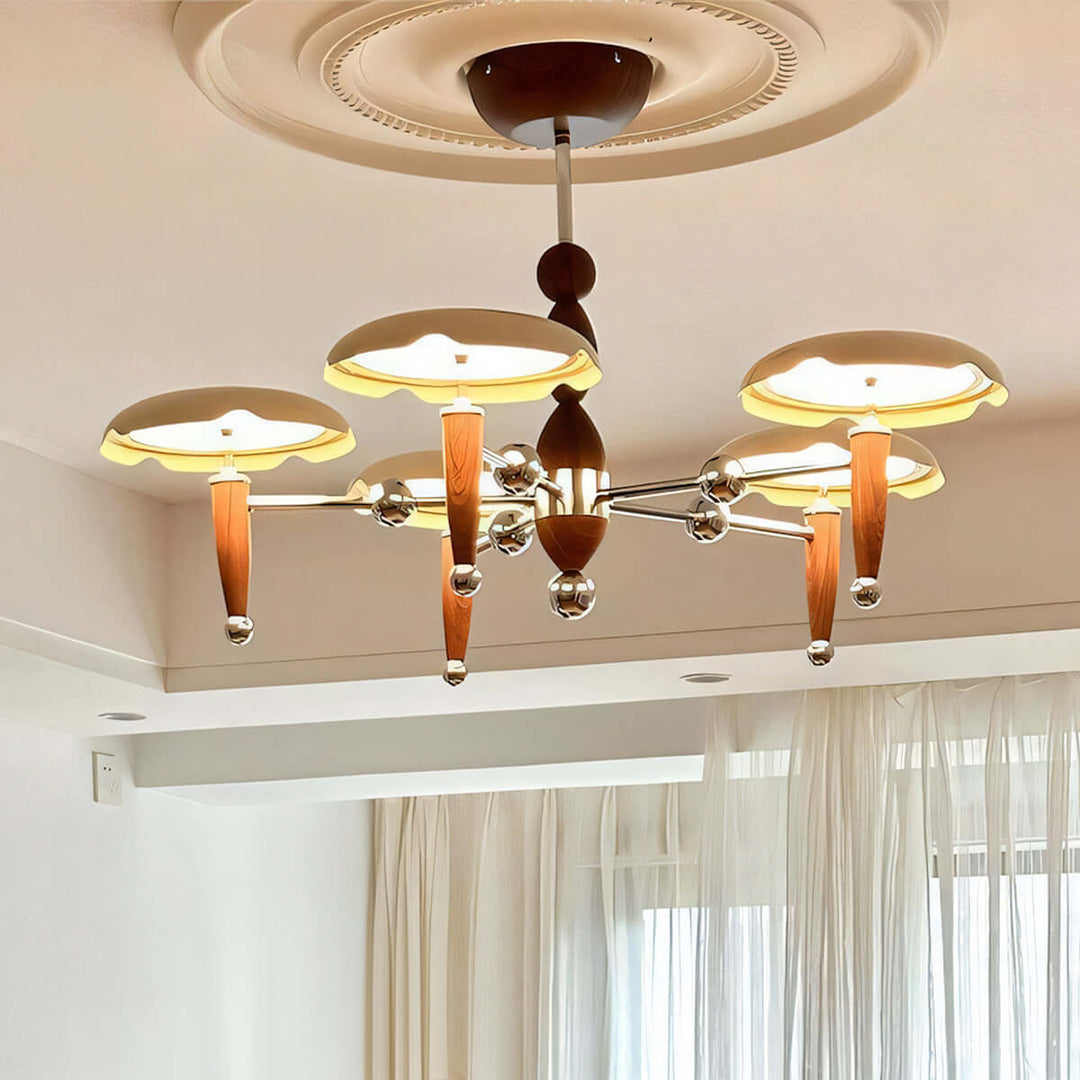 Tavren Chandelier โ Mid-Century Retro Living Room Chandelier