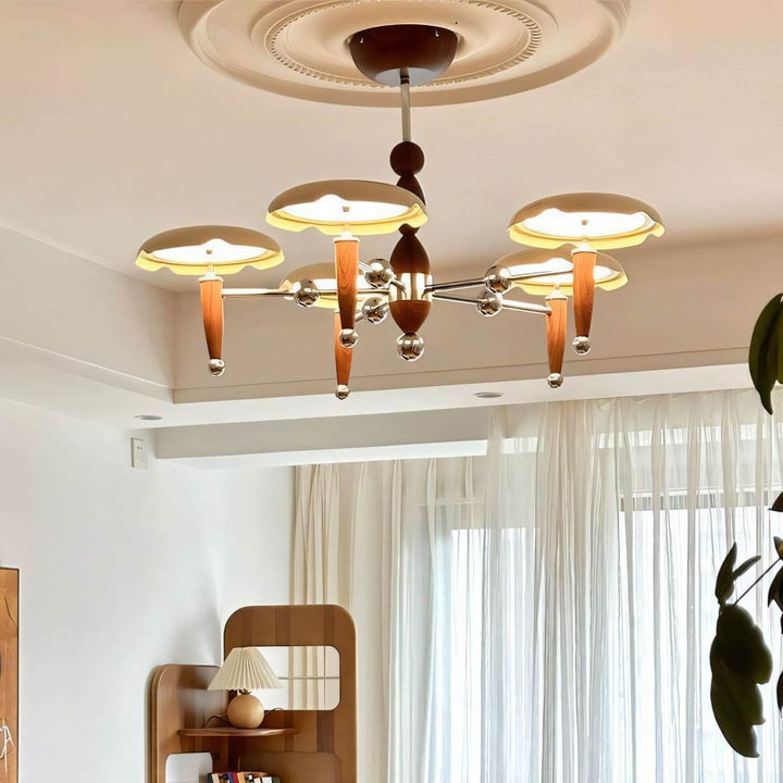 Tavren Chandelier โ Mid-Century Retro Living Room Chandelier