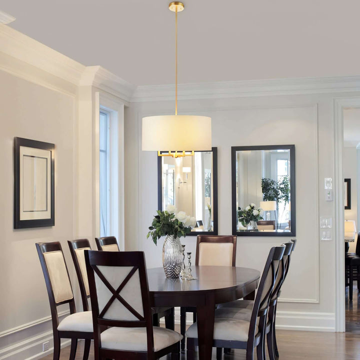 Tivorix Chandelier - French Retro Fabric Living Room Chandelier