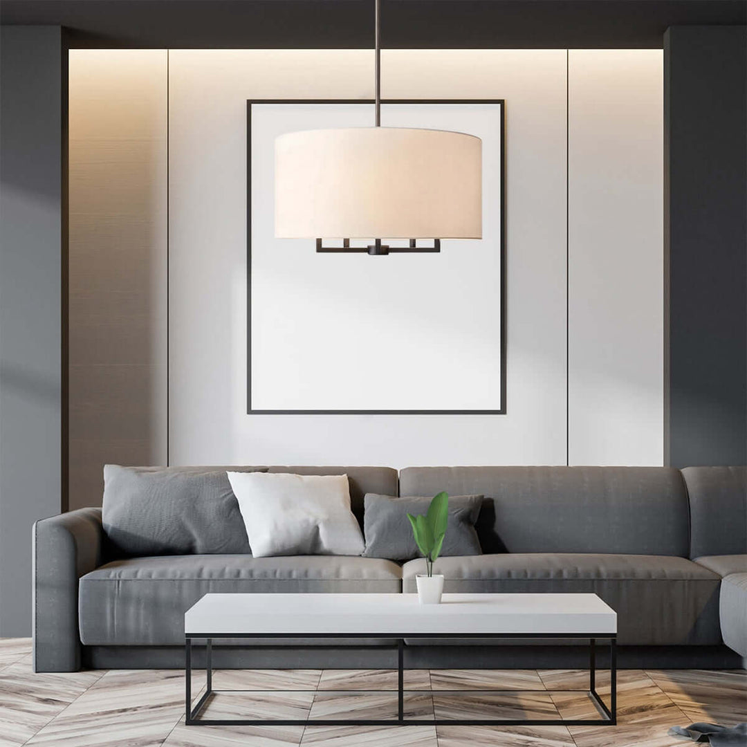 Tivorix Chandelier - French Retro Fabric Living Room Chandelier