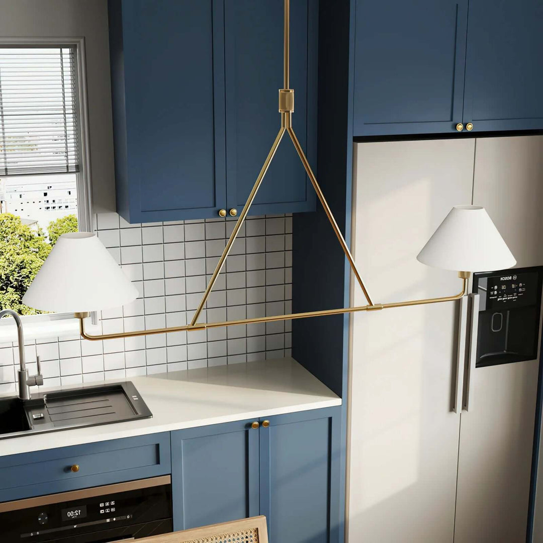 Trivonix Chandelier - Vintage French Minimalist Lighting