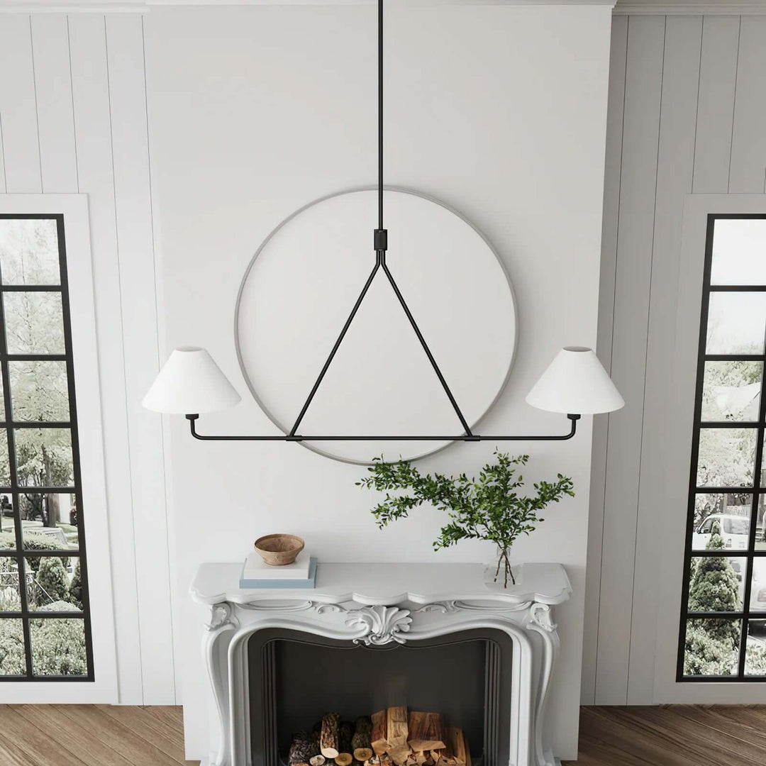 Trivonix Chandelier - Vintage French Minimalist Lighting