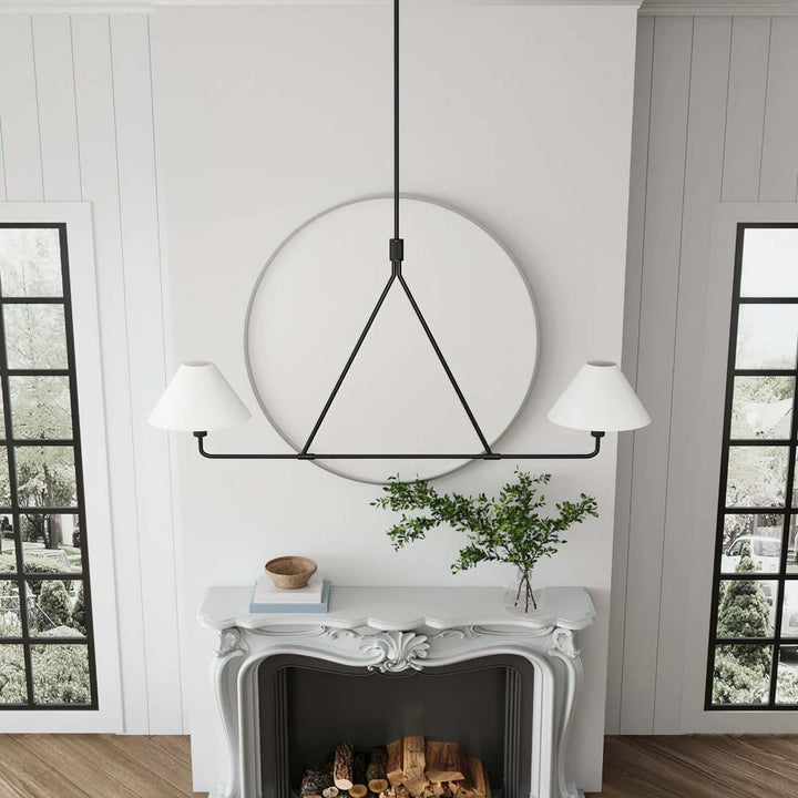 Trivonix Chandelier - Vintage French Minimalist Lighting