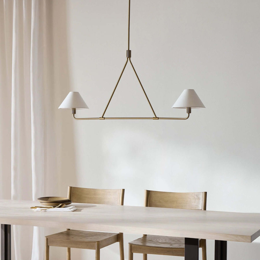 Trivonix Chandelier - Vintage French Minimalist Lighting