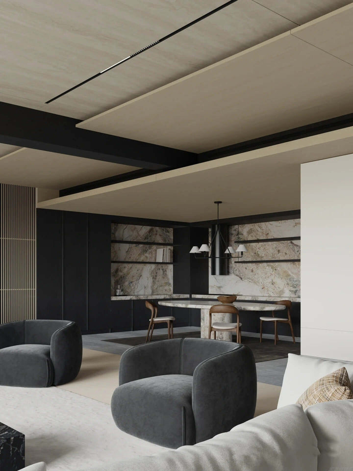 Trivonix Chandelier - Vintage French Minimalist Lighting