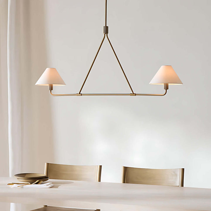Trivonix Chandelier - Vintage French Minimalist Lighting