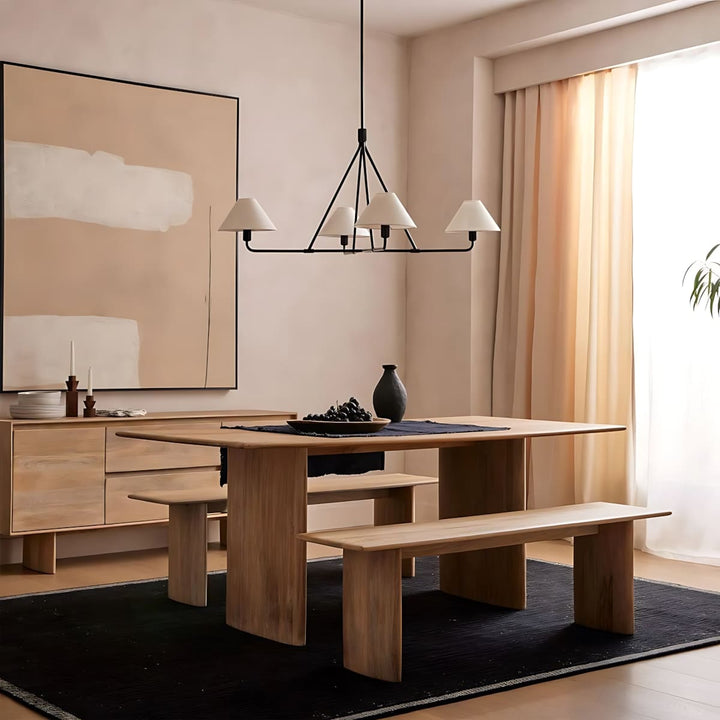 Trivonix Chandelier - Vintage French Minimalist Lighting