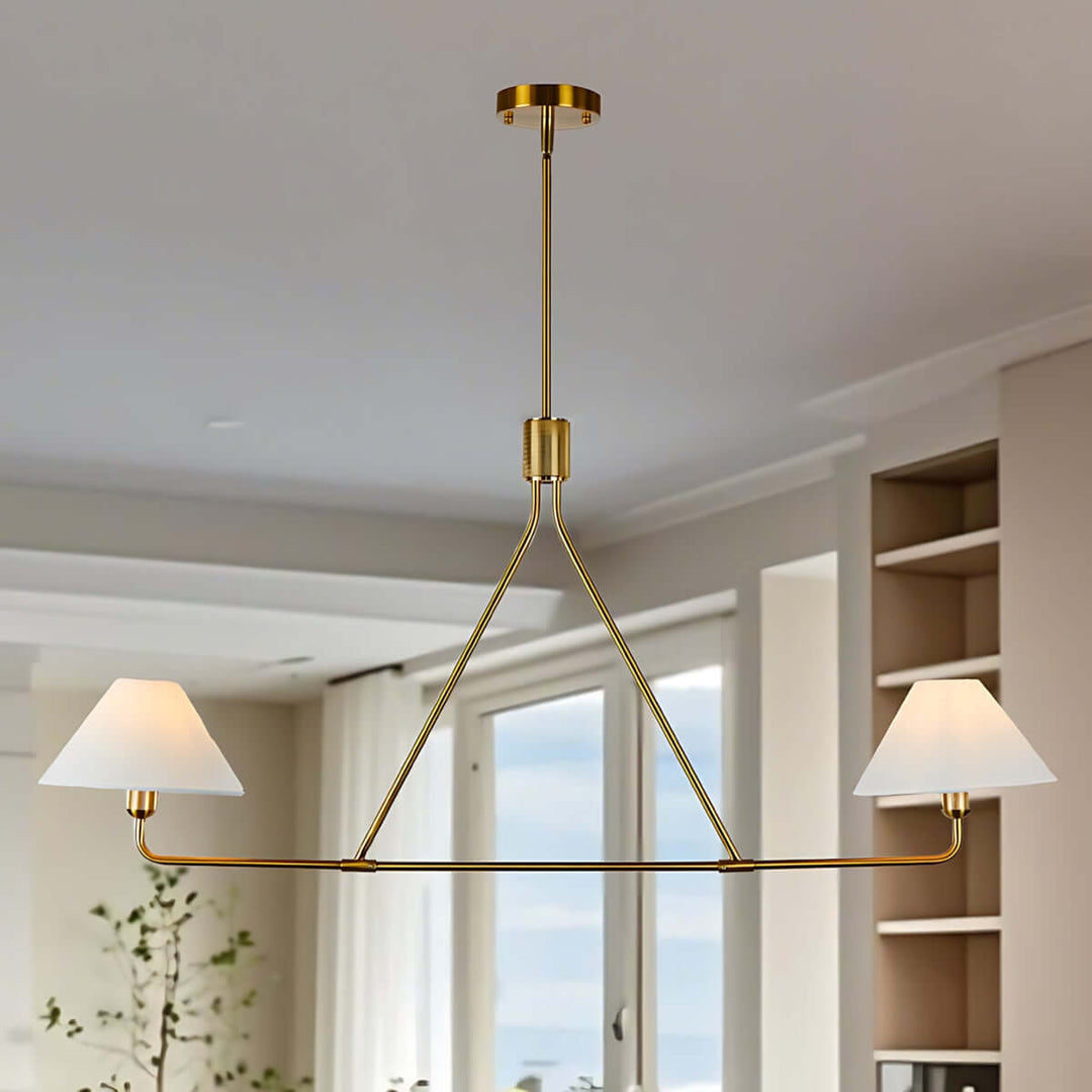 Trivonix Chandelier - Vintage French Minimalist Lighting