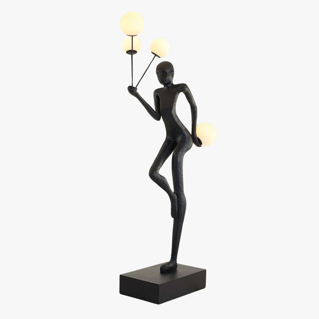 Varnilo Sculptural Floor Lamp, an art deco floor lamp design, perfect for stylish living room lighting.