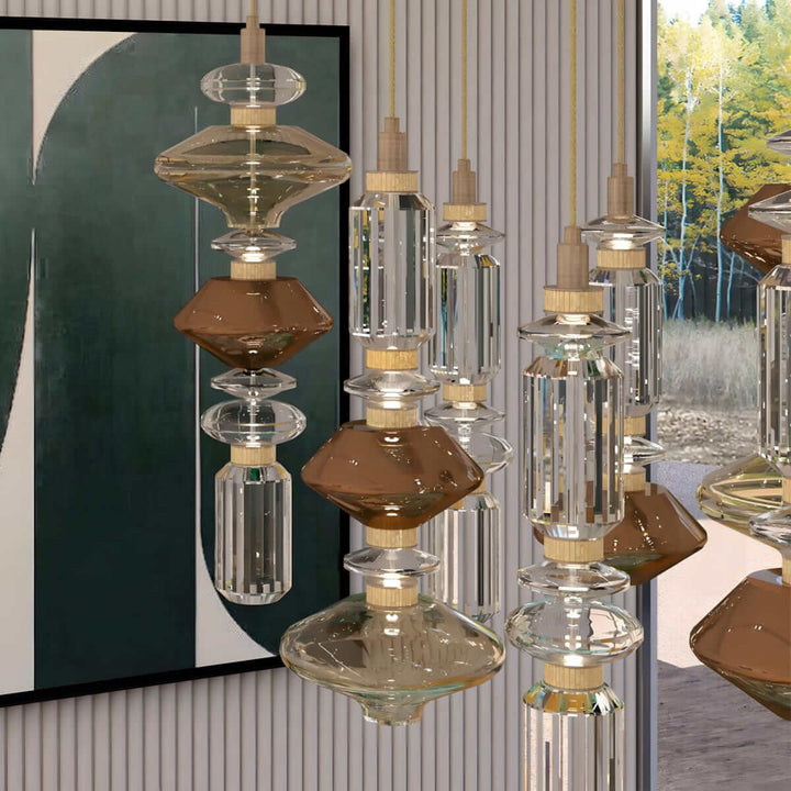 Vekora Pendant Lamp - Luxury Glass Lighting for Modern Spaces