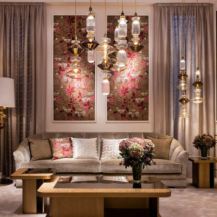 Vekora Pendant Lamp - Luxury Glass Lighting for Modern Spaces