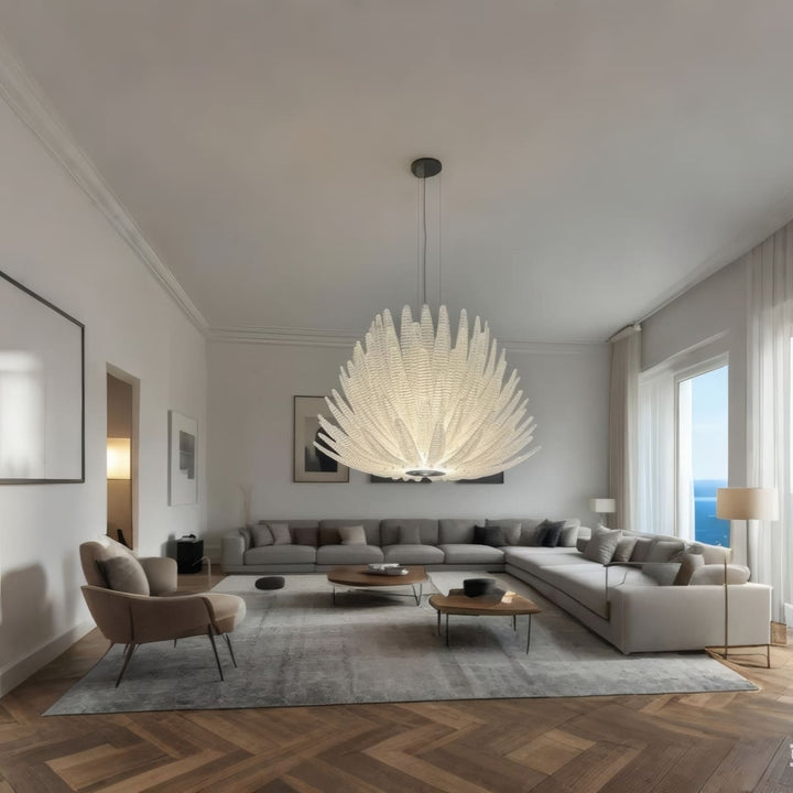 Veliro Chandelier – Modern Luxury Glass Chandelier for Dining