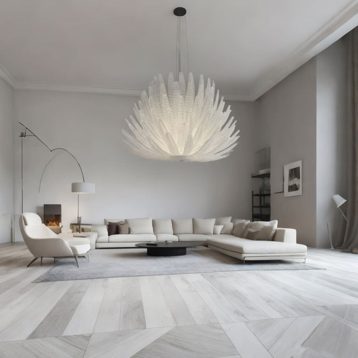 Veliro Chandelier – Modern Luxury Glass Chandelier for Dining