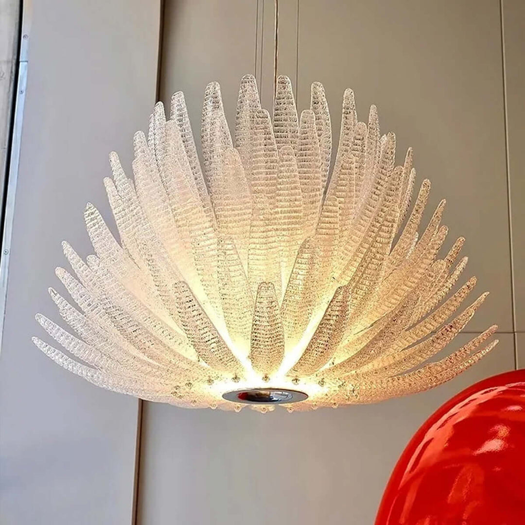 Veliro Chandelier – Modern Luxury Glass Chandelier for Dining