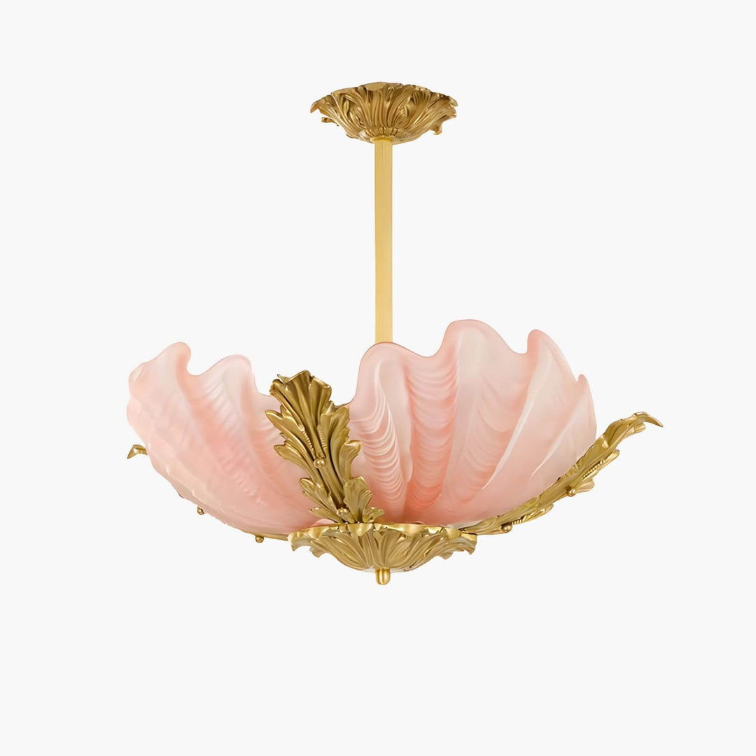 Velmira Pendant Light β Unique Glass & Brass Ceiling Lamp