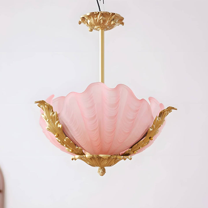 Velmira Pendant Light β Unique Glass & Brass Ceiling Lamp