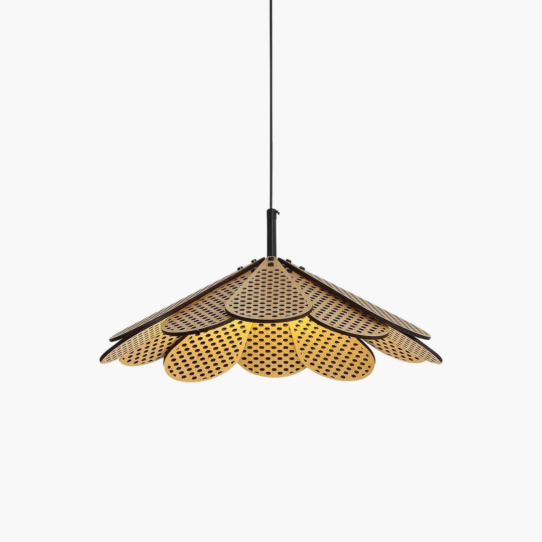 Vendra Pendant Light for Dining Room โ Wabi-Sabi Wood Style