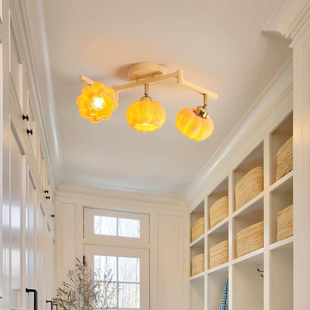 Venus Pumpkin Ceiling Lamp โ Adjustable Multi-Head Light Fixture | Vinlighting | Vinlighting