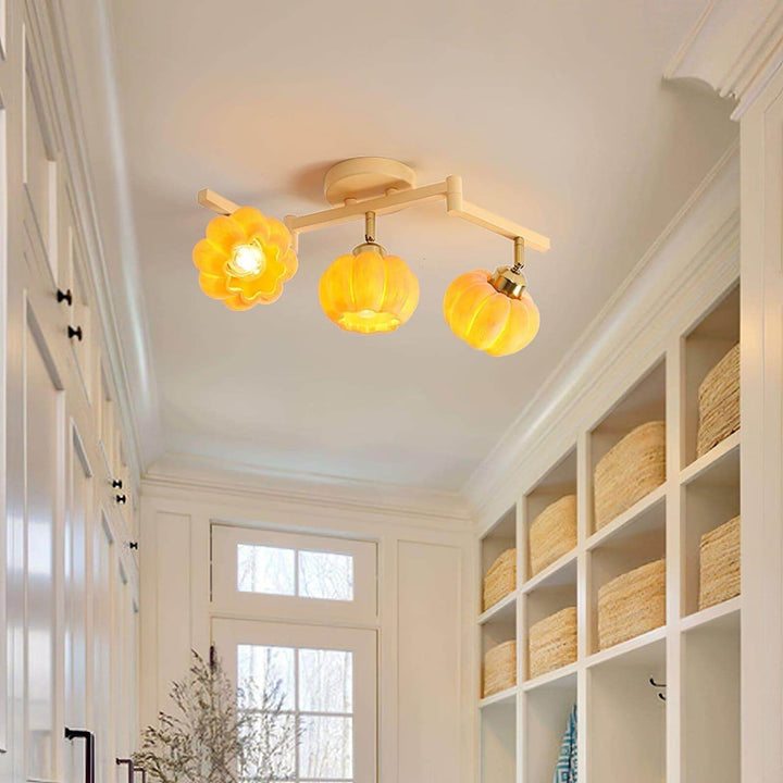 Venus Pumpkin Ceiling Lamp โ Adjustable Multi-Head Light Fixture | Vinlighting | Vinlighting