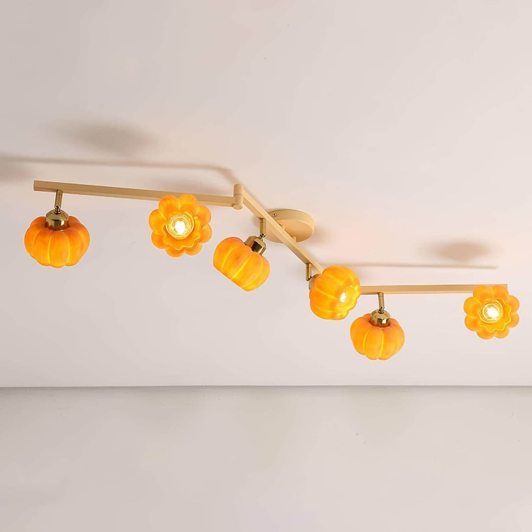 Venus Pumpkin Ceiling Lamp โ Adjustable Multi-Head Light Fixture | Vinlighting | Vinlighting