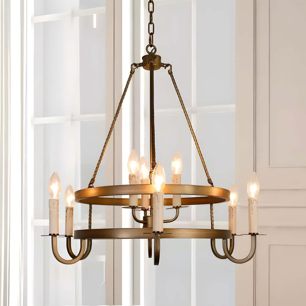 Verno Lavi Chandelier – Retro Dining Room Decorative Lamp