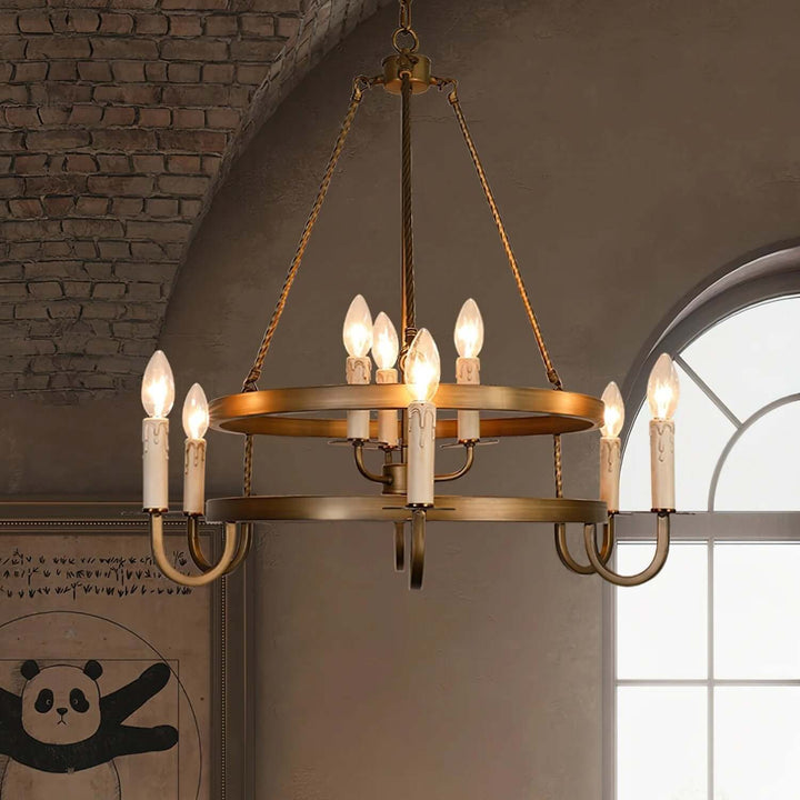 Verno Lavi Chandelier – Retro Dining Room Decorative Lamp