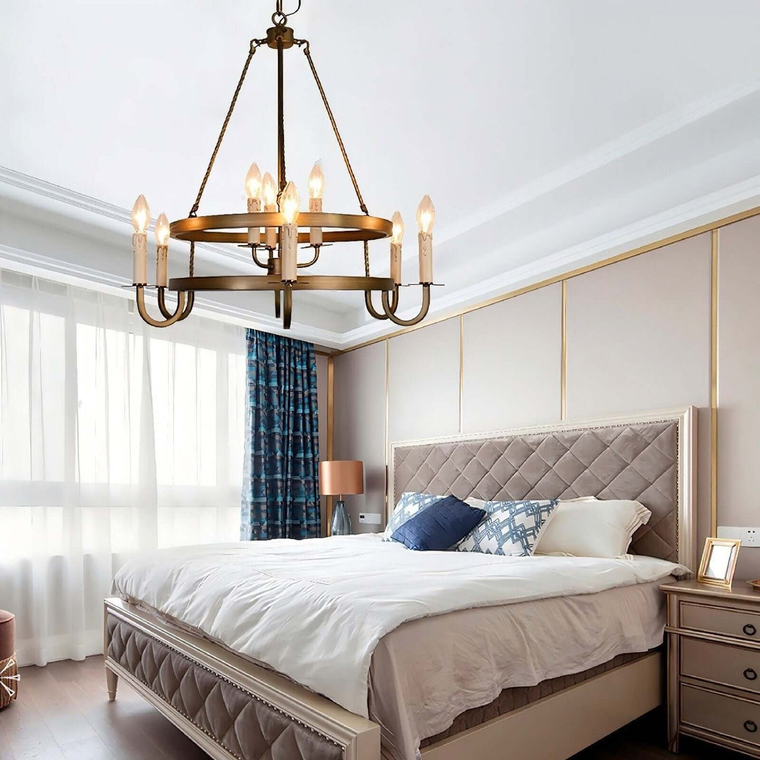 Verno Lavi Chandelier – Retro Dining Room Decorative Lamp