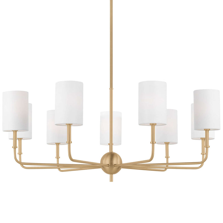 Vexilun Chandelier - Modern Minimalist Fabric Lighting for Dining Area