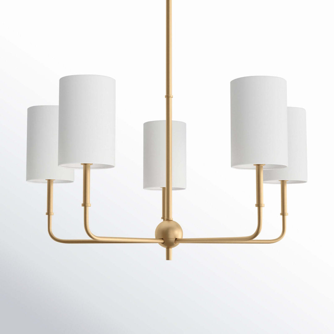 Vexilun Chandelier - Modern Minimalist Fabric Lighting for Dining Area
