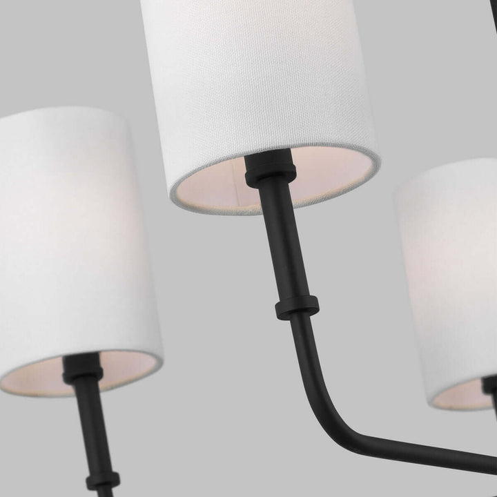 Vexilun Chandelier - Modern Minimalist Fabric Lighting for Dining Area