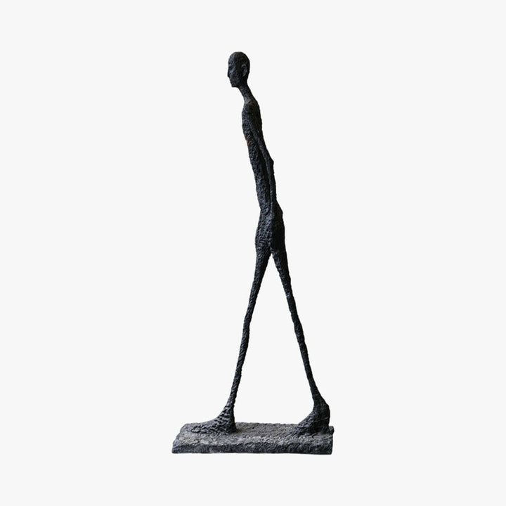 Vexumo Art Sculpture, a tall resin sculpture, ideal for living room decorations, showcasing elegant Art Deco design.