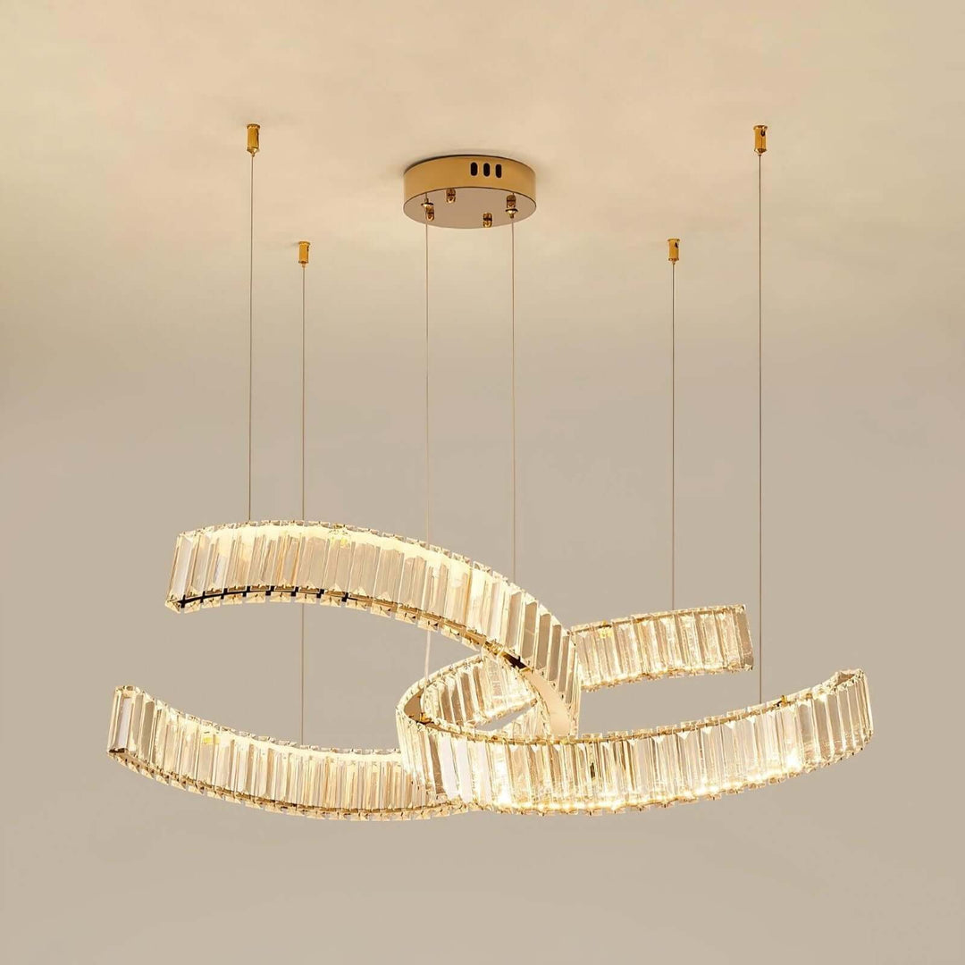 Vortex Chandelier – Gold & Crystal Elegance for Timeless Luxury | Vinlighting | Vinlighting