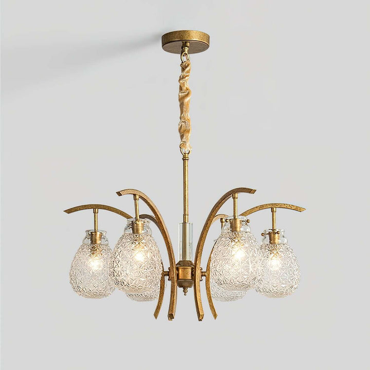 Vynol Chandelier - Vintage Living Room Art Deco Lighting