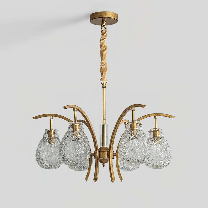 Vynol Chandelier - Vintage Living Room Art Deco Lighting