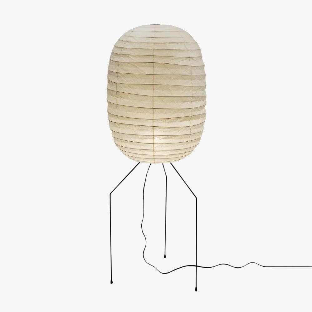 Washi Paper Akari UF3-DL Floor Lamp – Elegant Japanese Lighting