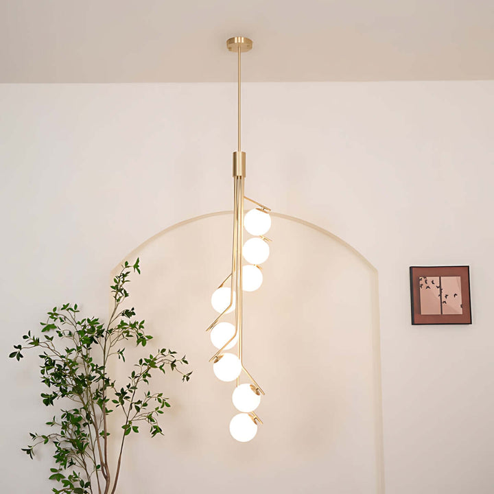 Wexla Chandelier โ Elegant Modern Duplex Lighting Fixture