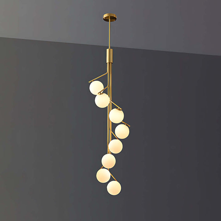 Wexla Chandelier โ Elegant Modern Duplex Lighting Fixture