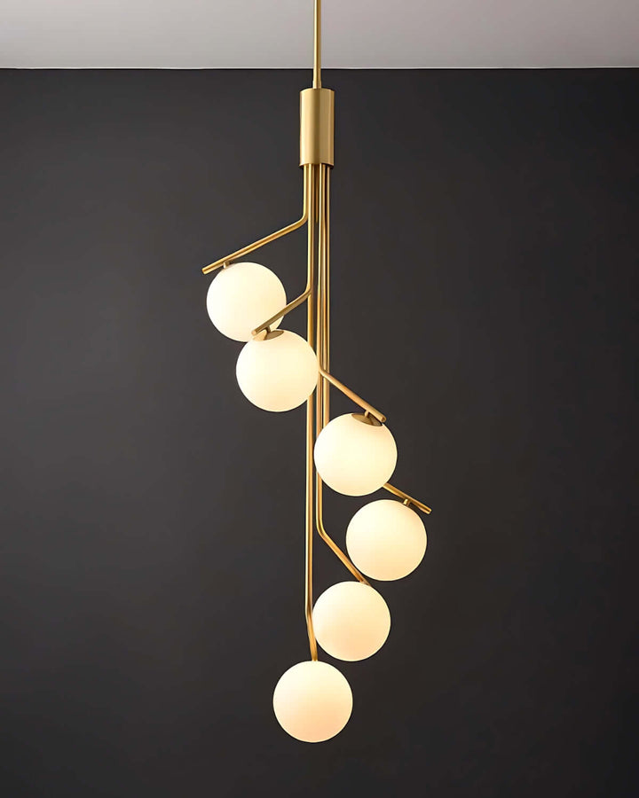 Wexla Chandelier โ Elegant Modern Duplex Lighting Fixture