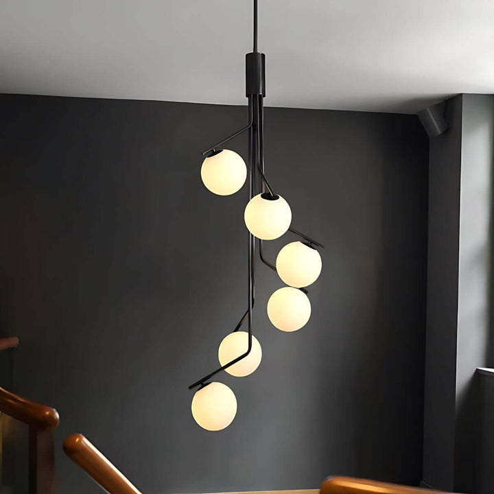 Wexla Chandelier โ Elegant Modern Duplex Lighting Fixture